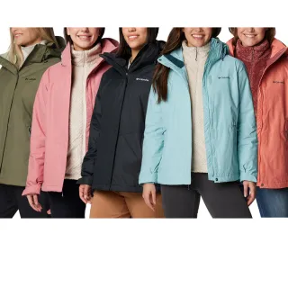 【Columbia 哥倫比亞】女款-OT防水保暖兩件式外套(多色任選)