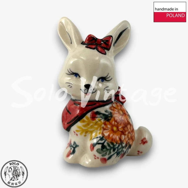 Madiggan 貝斯麗 手工鬱金香彩繪開運玻璃碗-湛藍色(