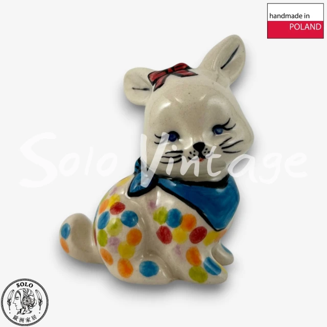 Madiggan 貝斯麗 手工鬱金香彩繪開運玻璃碗-湛藍色(