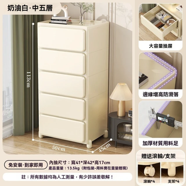 收納部屋 日式可疊加 抽屜收納箱 2件組 白色33L(透明抽