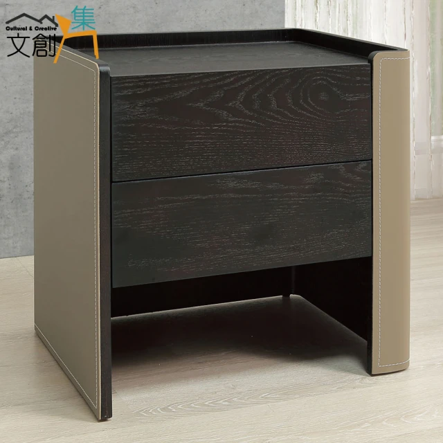 歐意朗旗艦店 升級吸塑面板 雙抽33cm(床頭櫃 床邊幾 床