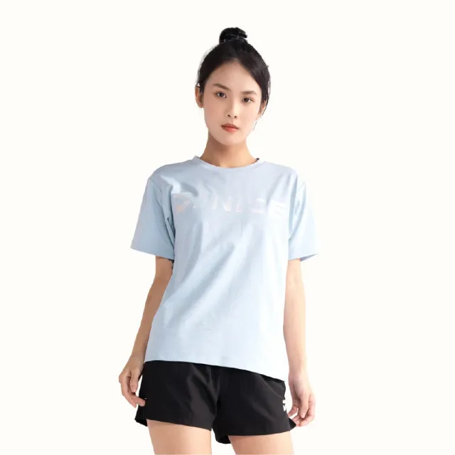 【JNICE 久奈司】彈力舒適 運動上衣 運動服 Tshirt-冰藍(女版)