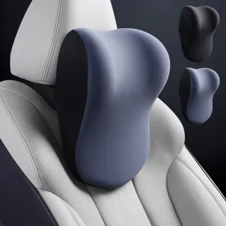 【Nil】車載座椅記憶棉頸部頭枕 汽車椅座頭靠護頸枕 車用支撐頸椎枕(枕頭 靠枕)