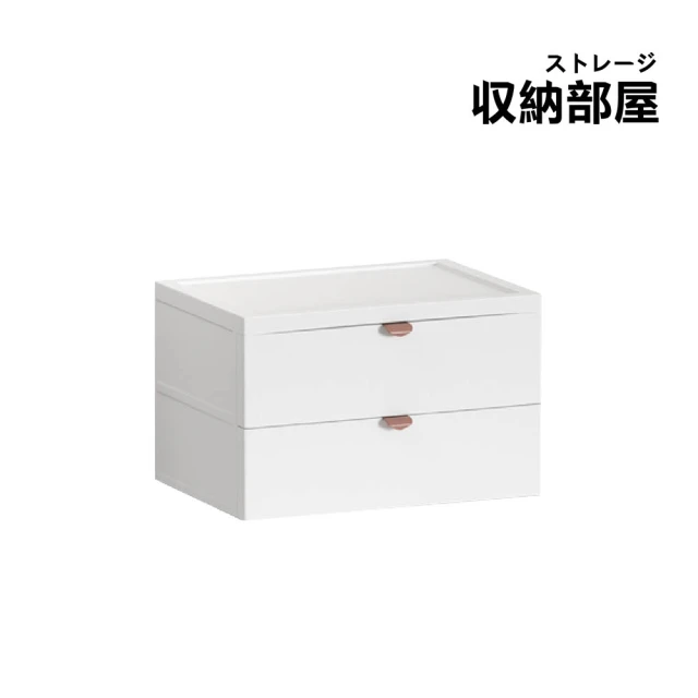 收納部屋 桌上輕奢抽屜收納盒 普通4層(化妝品收納 彩妝 桌