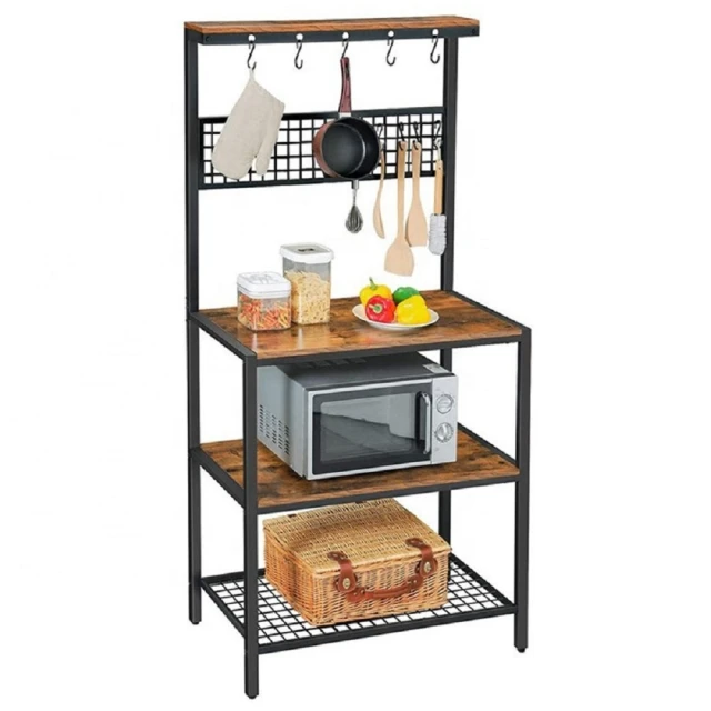 超微米 打印機置物架子 簡約辦公室多功能收納架 多層音響落地