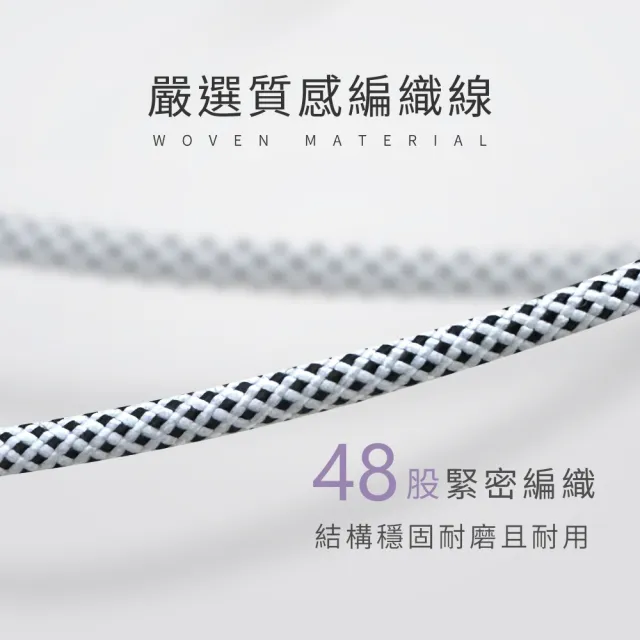 【KINYO】100W Type-C to Type-C磁吸秒收充電傳輸線1M(USB-TYC09)