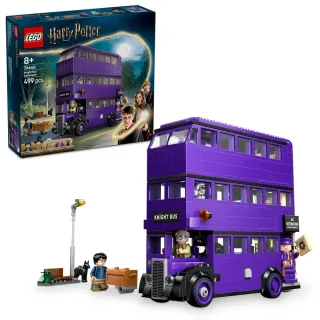 【LEGO 樂高】哈利波特系列 76446 騎士巴士大冒險(魔法玩具 居家擺設 兒童玩具 積木)