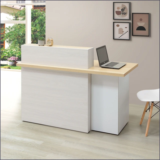 麗得傢居 羅伯3.7尺櫃檯桌 櫃台屏風 收銀桌 吧檯桌(座位