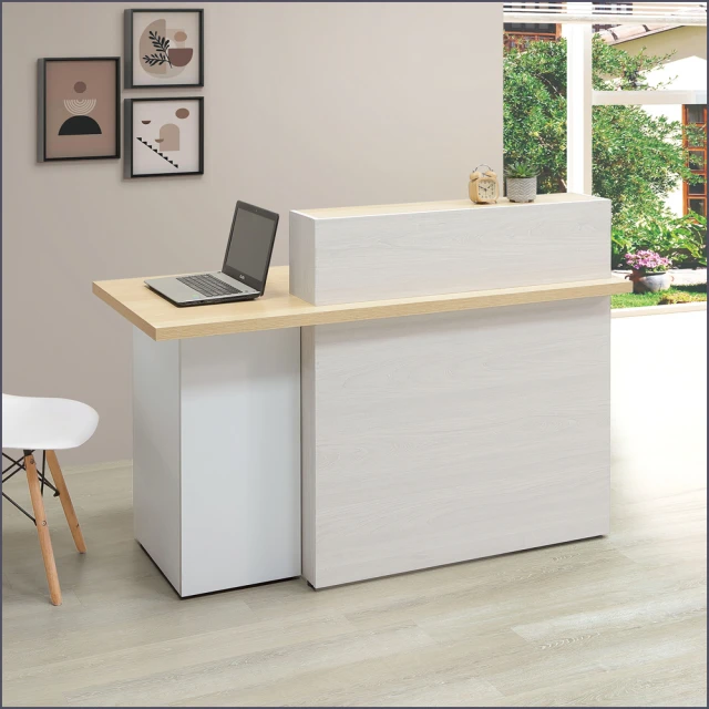 麗得傢居 羅伯3.7尺櫃檯桌 櫃台屏風 收銀桌 吧檯桌(座位