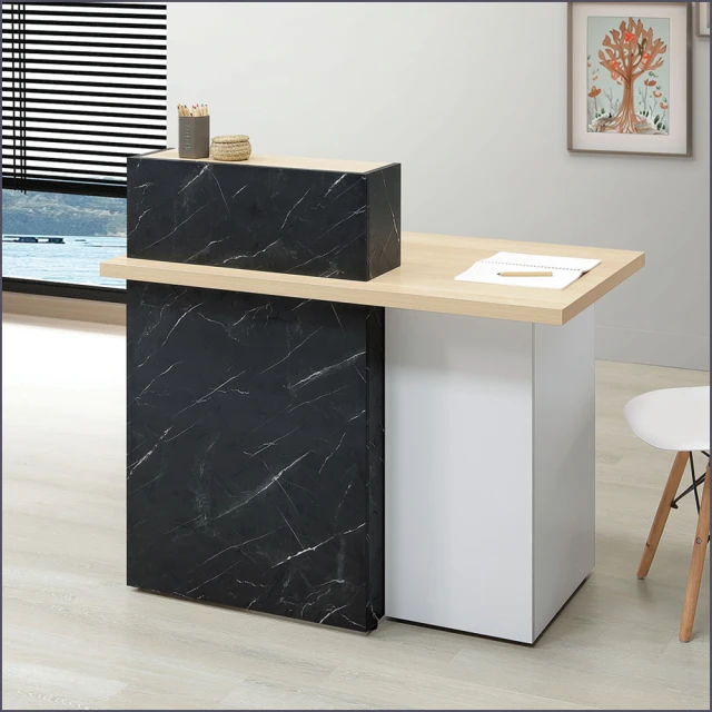 麗得傢居 羅伯3.7尺櫃檯桌 櫃台屏風 收銀桌 吧檯桌(座位