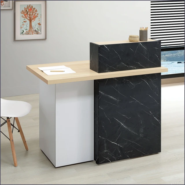 麗得傢居 羅伯3.7尺櫃檯桌 櫃台屏風 收銀桌 吧檯桌(座位