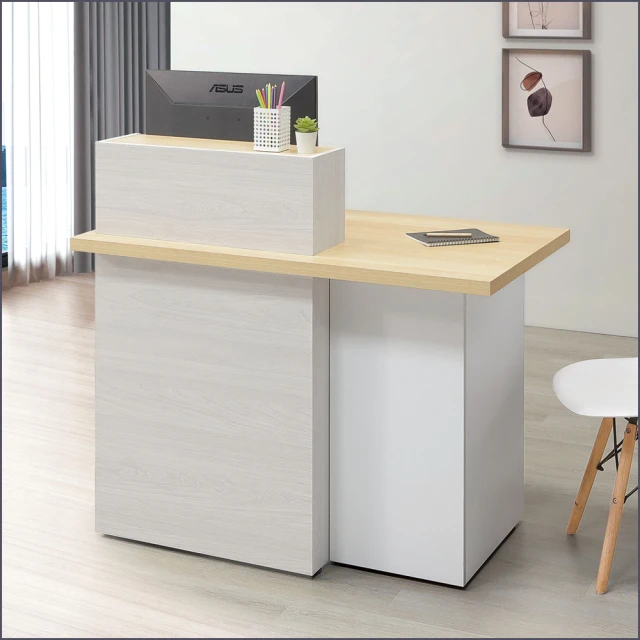 麗得傢居 羅伯3.7尺櫃檯桌 櫃台屏風 收銀桌 吧檯桌(座位