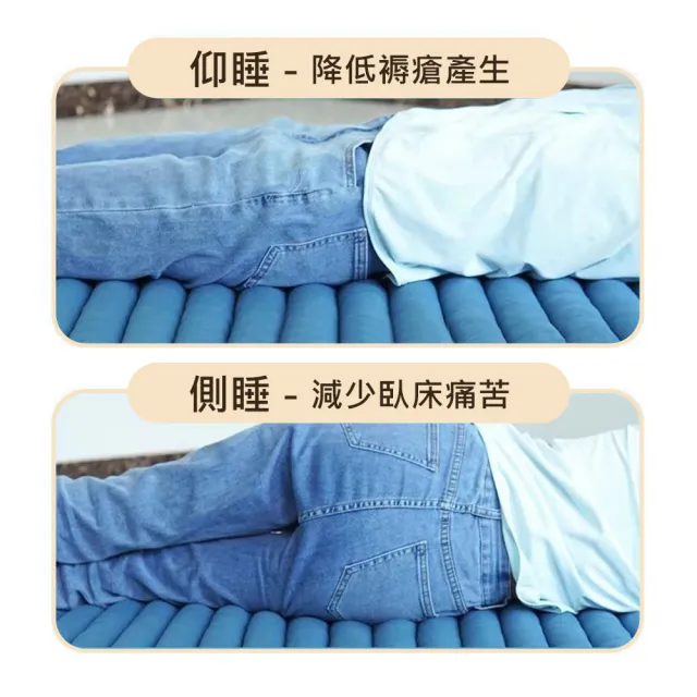【舒福家居】減壓防褥瘡透氣水洗墊 減壓新科技 非充氣 護脊支撐防褥床墊(減壓 防褥瘡透氣床墊-90X180cm)