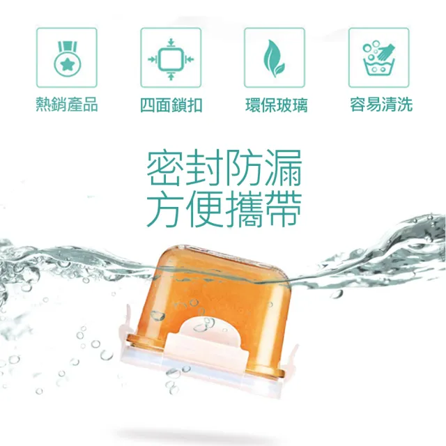 【Glasslock】韓國製強化玻璃副食品分裝盒/保鮮盒6件組(兩款任選)