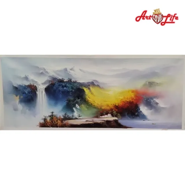 【ArtLife 藝術生活】B042高級手繪油畫_風景_70x180cm(五行風水畫、打造居家好運宅、手繪系列、擺飾畫)