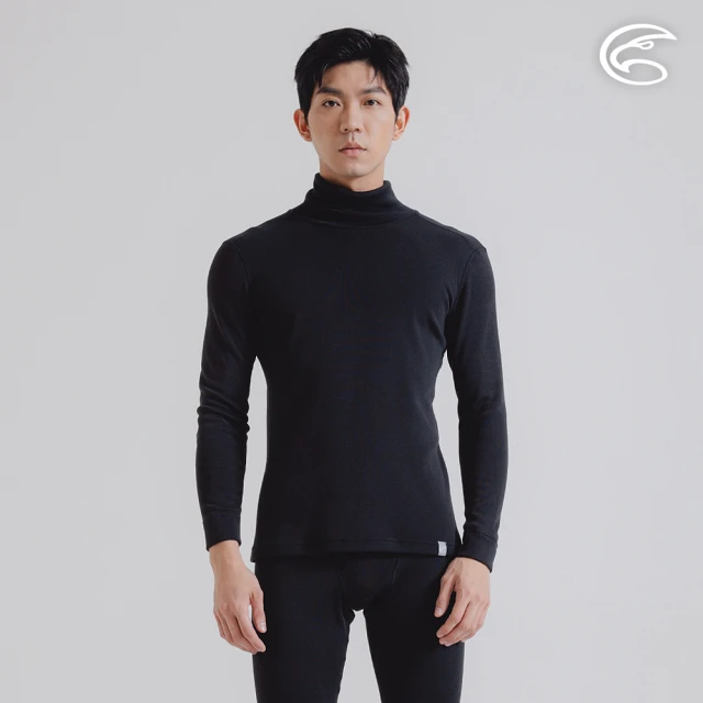 ADISI 男美麗諾混紡羊毛高領彈性保暖衣 AU252100