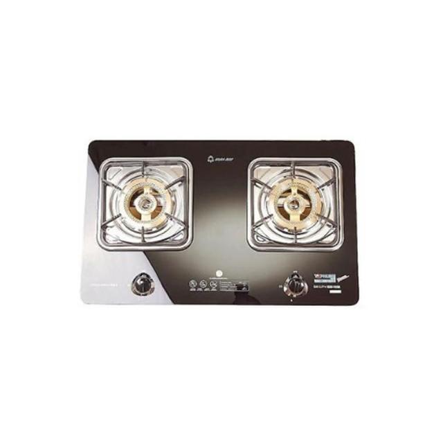  TOPHOME 莊頭北工業 AS-6603 雙口瓦斯爐，採用耐熱強化玻璃爐臺與純銅爐頭，傳統外擴火焰設計，提供穩定高效加熱。電子連續點火系統方便操作，能源效率第二級，瓦斯消耗量7~8kW，支援天然及桶裝瓦斯。機體尺寸730×450mm，挖孔尺寸R角65×670×350mm，BSMI許可R51085，保固1年，標準安裝，適合現代廚房使用，提升烹飪效率與安全性。 