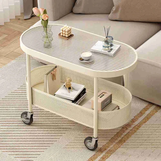 巨吉家居 免安裝 70*40*55cm(邊幾 移動邊幾 沙發邊幾 簡約床頭櫃 小茶几 小推車 邊櫃 預購15天)