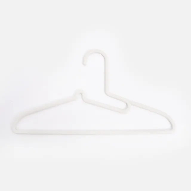 【特力屋】HOUSE DAY 護領衣架 白色 10入