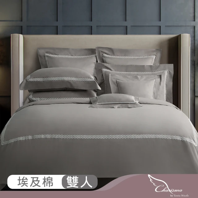 DUYAN 竹漾 精梳純棉四件式被套床包組 / 青茁歷歷 台