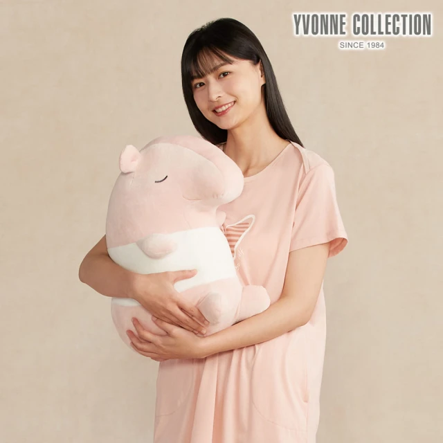 Mega 柔軟手感大頭造型兔子熊熊沙發抱枕(靠墊 靠枕 座椅