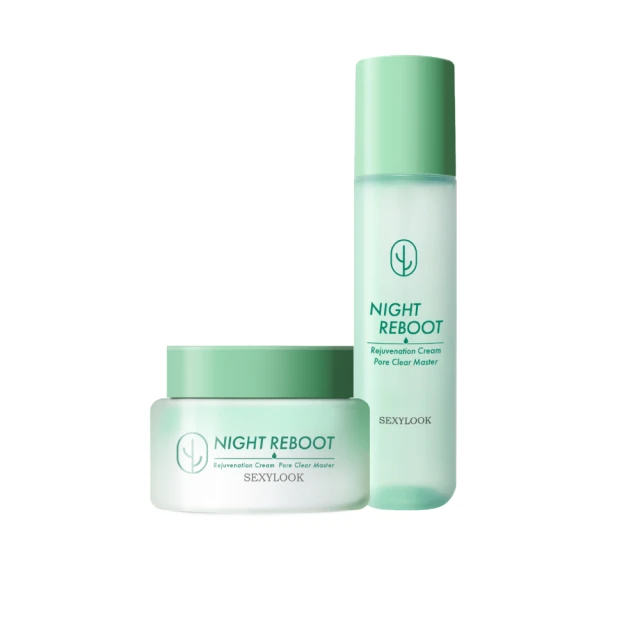 【SEXYLOOK 西西露】仙人掌夜光煥膚組(夜光霜50ml+夜光水150ml)