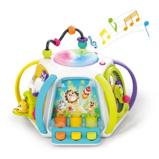 【HolaLand 歡樂島】音樂手拍鼓(六面音樂盒 感統玩具)