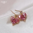 【Gulicc 古莉可】耳環 粉色 愛心(母親節 生日 飾品 耳飾 耳墜 禮物)