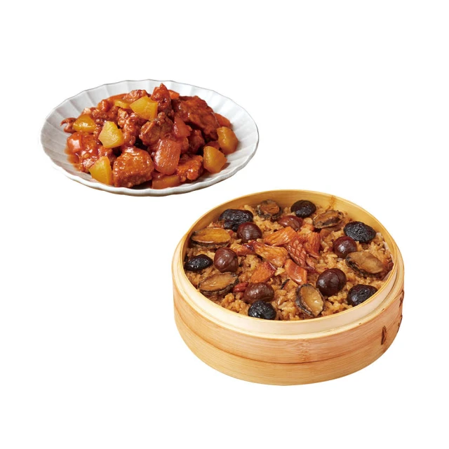 【北投老爺酒店】經典菜2件組(海皇鮑魚米糕+糖醋排骨)