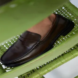 【ALDO】TUCKER-特色簡約真皮紳士鞋-男鞋(咖啡色)