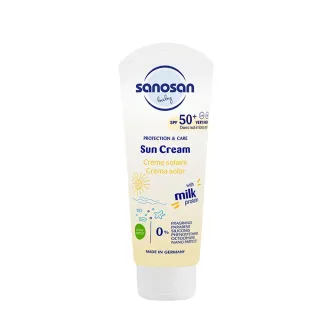 【sanosan】珊諾Baby防曬水潤乳霜SPF50+(戶外 海洋友善 低敏)