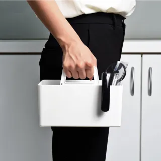 【O-Life】手提式整理收納盒 單入組(台灣製 收納盒 辦公用品 化妝品收納 工具箱 手提盒)