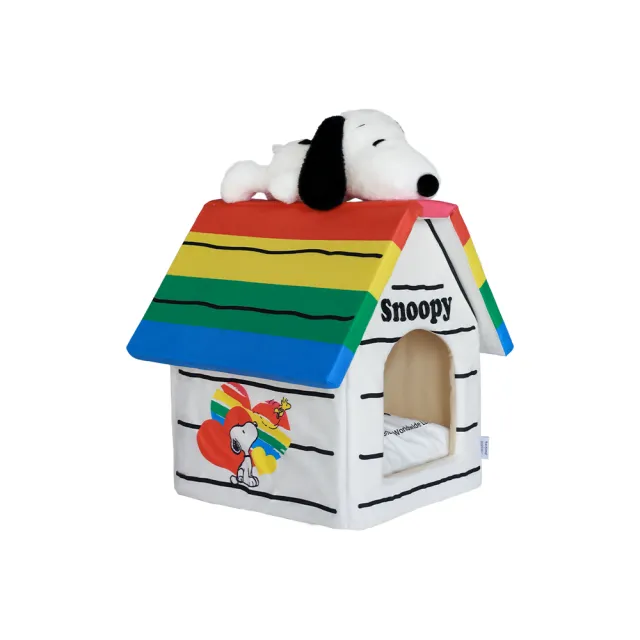 【Jollypet】Snoopy史努比房子窩、貓窩、狗窩、寵物床、睡窩、保暖窩、四季通用、毛孩窩、寵物睡墊