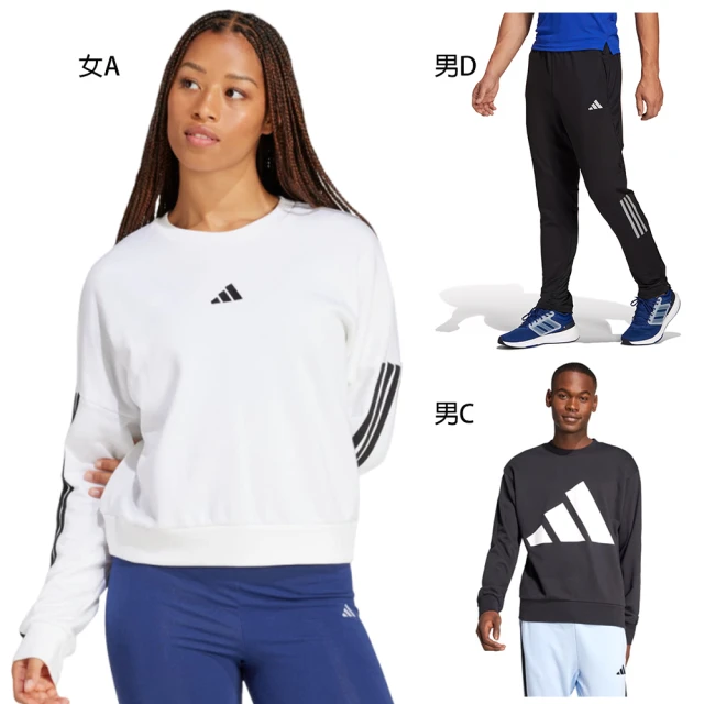 adidas 愛迪達 圓領長袖T恤 運動 休閒 TREFOI