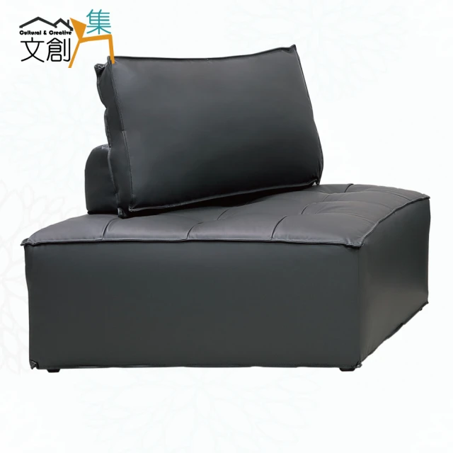 業龍家具 北歐簡約布藝沙發貓抓皮單人75公分/預計10-15