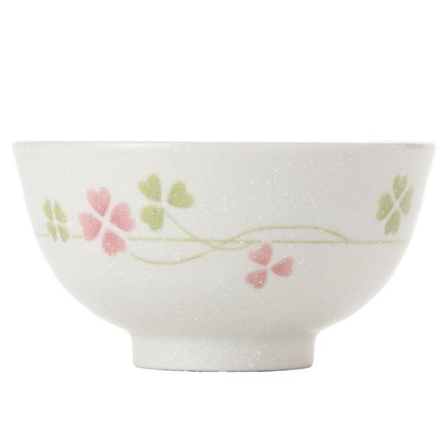 【NITORI 宜得利家居】飯碗 美濃燒四葉草 PK cDI05(日本製 飯碗 美濃燒)