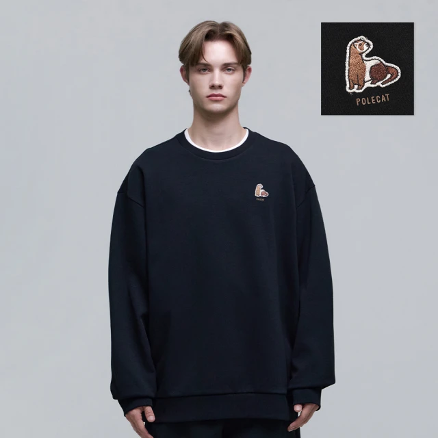 NEW BALANCE NB 長袖上衣 男 大學T 美規 黑