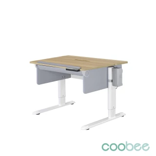 【SingBee 欣美】寬93cm 電動兒童書桌CB-501+SB-ET(coobee 雙板桌 成長桌椅 兒童書桌椅 升降桌)