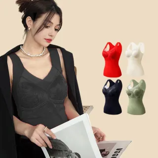 【I.RISS 伊莉絲】4/5件組-石墨烯發熱背心/BraTop/發熱衣/保暖衣(2款可選/顏色隨機)