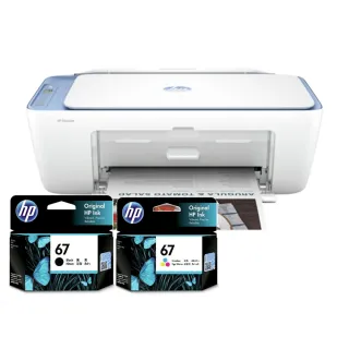 【HP 惠普】官方直營 搭1黑1彩墨水★Deskjet 2823 三合一Wifi噴墨複合機(列印/影印/掃描/無線 54R44A)