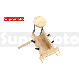 【Supamoto】安全帽架―多功能實木掛壁式(雙用/頭盔架/橡膠木/掛勾/外套架/鑰匙鉤/手套架/安全帽收納袋)