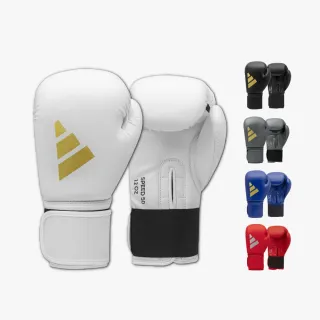 【adidas 愛迪達】SPEED 50 速度型耐擊打拳擊手套 一對(拳擊 泰拳 格鬥 搏擊 拳套 健身 有氧)