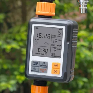 【懶人種花】自動定時花園澆花器(戶外 自動澆花 自動澆水器 灌溉器 灌溉控制器 園藝 陽台 灑水器)