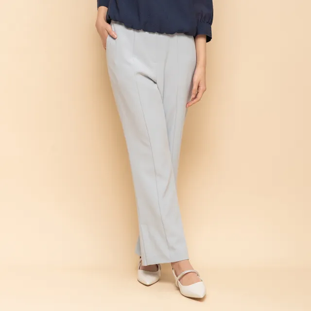 【perng yuh 芃諭名品】優雅詮釋 小開衩 輕彈 直筒褲(2025 SS Collection|4A春夏新品上市)