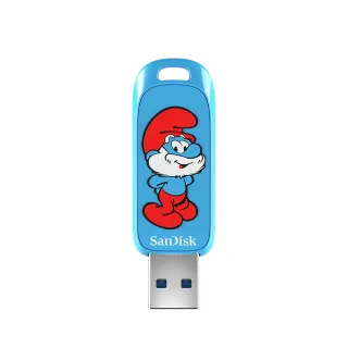 【SanDisk】Smurfs 藍色小精靈USB隨身碟128GB(公司貨)