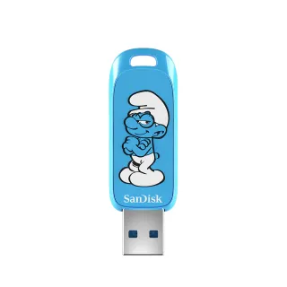 【SanDisk】Smurfs 藍色小精靈USB隨身碟64GB(公司貨)