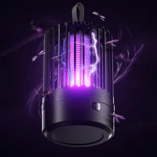 升級仿生電擊式滅蚊燈 壁掛/臺式兩用捕蚊燈 仿生誘捕電擊滅蚊燈 紫光滅蚊電蚊拍 A63 新年禮物
