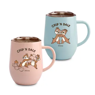 【SENSE LAB·好感製所】Disney迪士尼 奇奇蒂蒂不銹鋼蛋型真空保溫杯(350ml/辦公杯/咖啡杯/通過SGS檢驗)