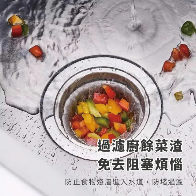 【樂邦】100入/水槽過濾網(排水孔濾網 菜渣過濾 廚餘濾網)