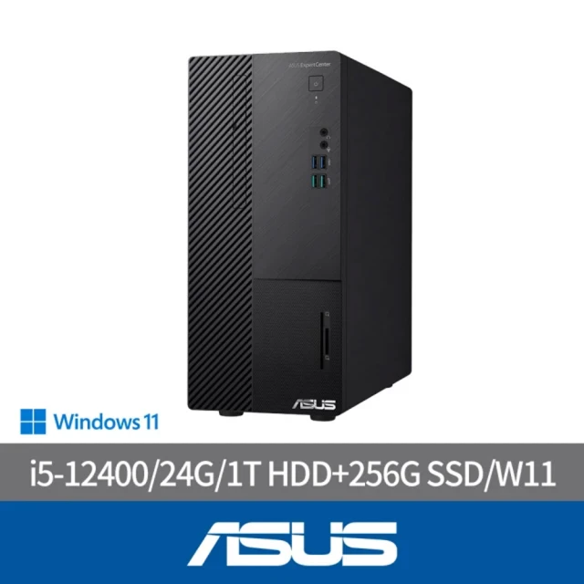 ASUS 華碩ASUS 華碩 i5十核電腦(i5-12400/24G/1T HDD+256G SSD/W11/H-D500MEES)